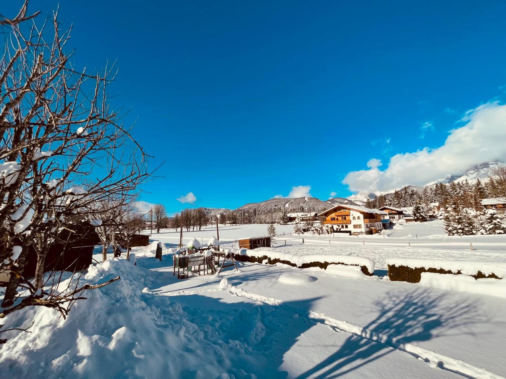 Pension Vorberghof- Bauernhofurlaub Ramsau am Dachstein Bagian luar foto